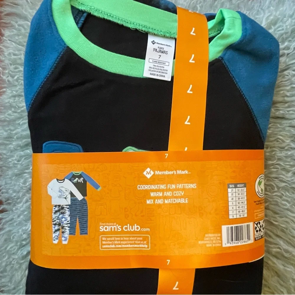Boys' Favorite Fleece Pajama Set - Gray and Black 2 pack